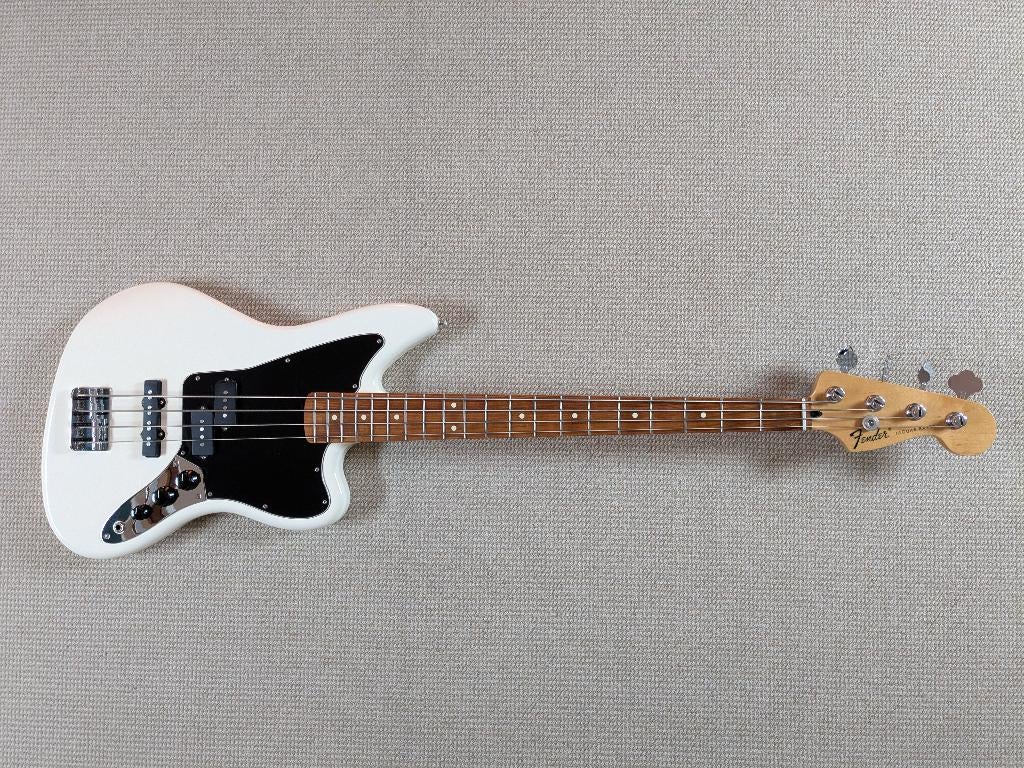 Fender Standard Jaguar Bass Olympic Wit, Ophalen of Verzenden, Zo goed als nieuw, Elektrisch