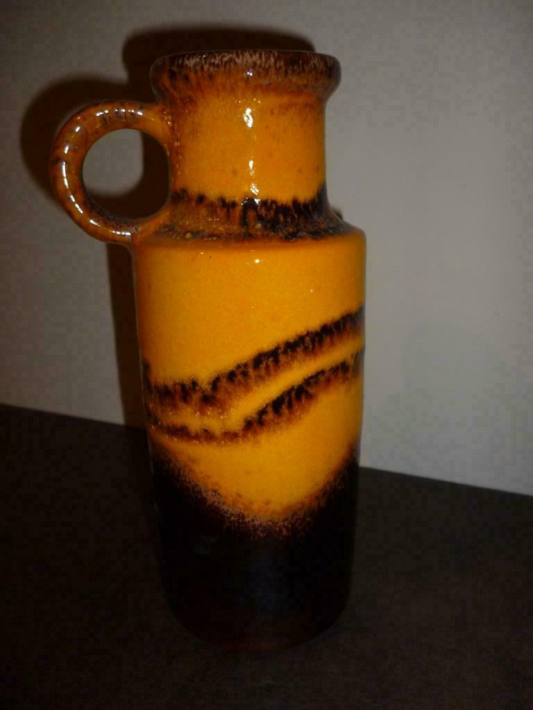 Vase faïence céramique vintage  W. Germany 401-20 fat lava, Antiquités & Art, Enlèvement