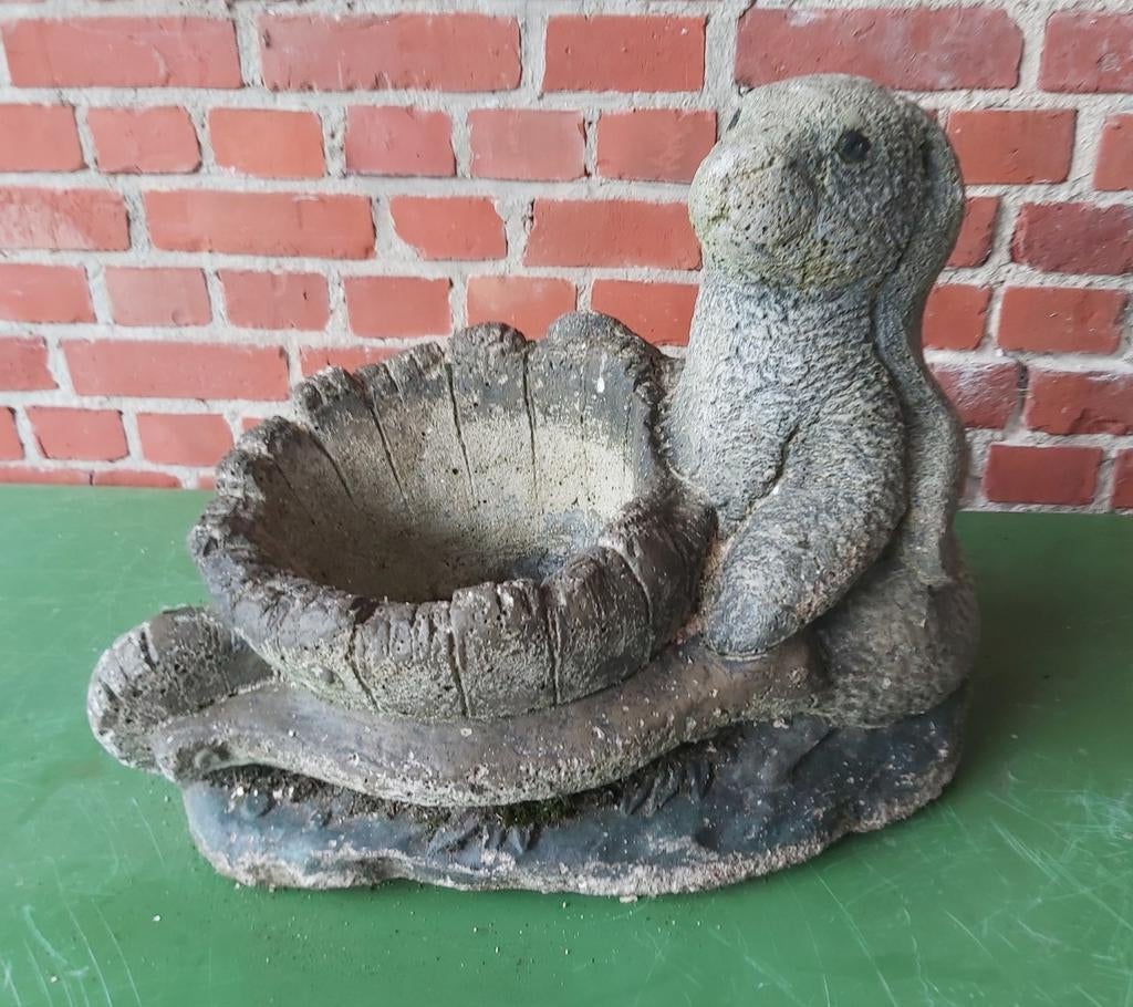Beeld beelden betonnen Beeld bloembak decoratie, Antiek en Kunst, Curiosa en Brocante, Ophalen