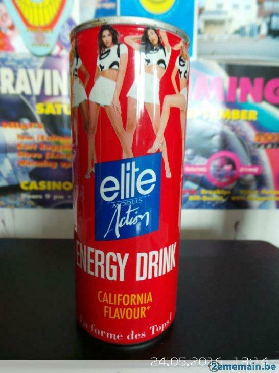 Canette Elite Models Action Energy Drink California Flavour, Verzenden, Gebruikt