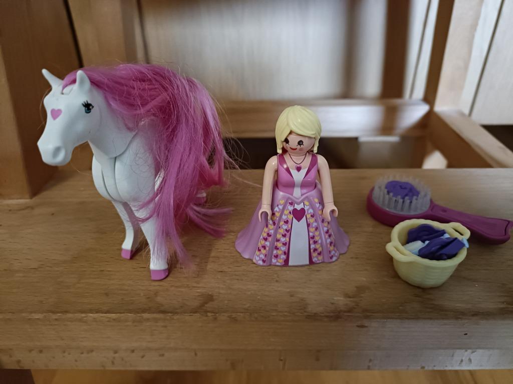 Princesse Playmobil et son cheval, Ophalen, Zo goed als nieuw, Complete set