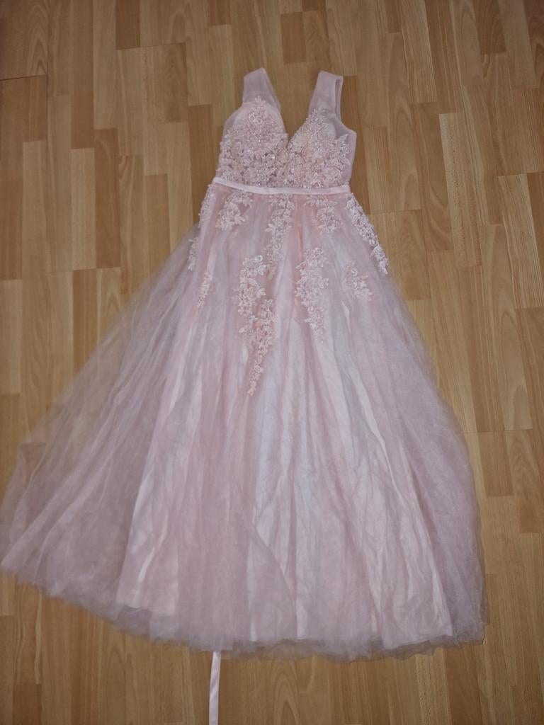 Feestjurk avondjurk, Kleding | Dames, Galajurk, Ophalen of Verzenden, Zo goed als nieuw, Roze