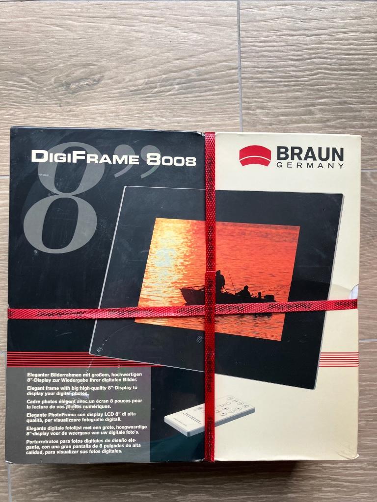 Fotolijst DIGIFRAME 8008 Braun Ongebruikt, Neuf, Enlèvement ou Envoi, 8 à 12 pouces, Moins de 1 GB
