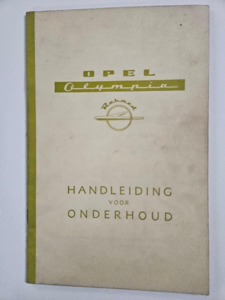 OPEL OLYMPIA 1955 HANDLEIDING, Verzenden