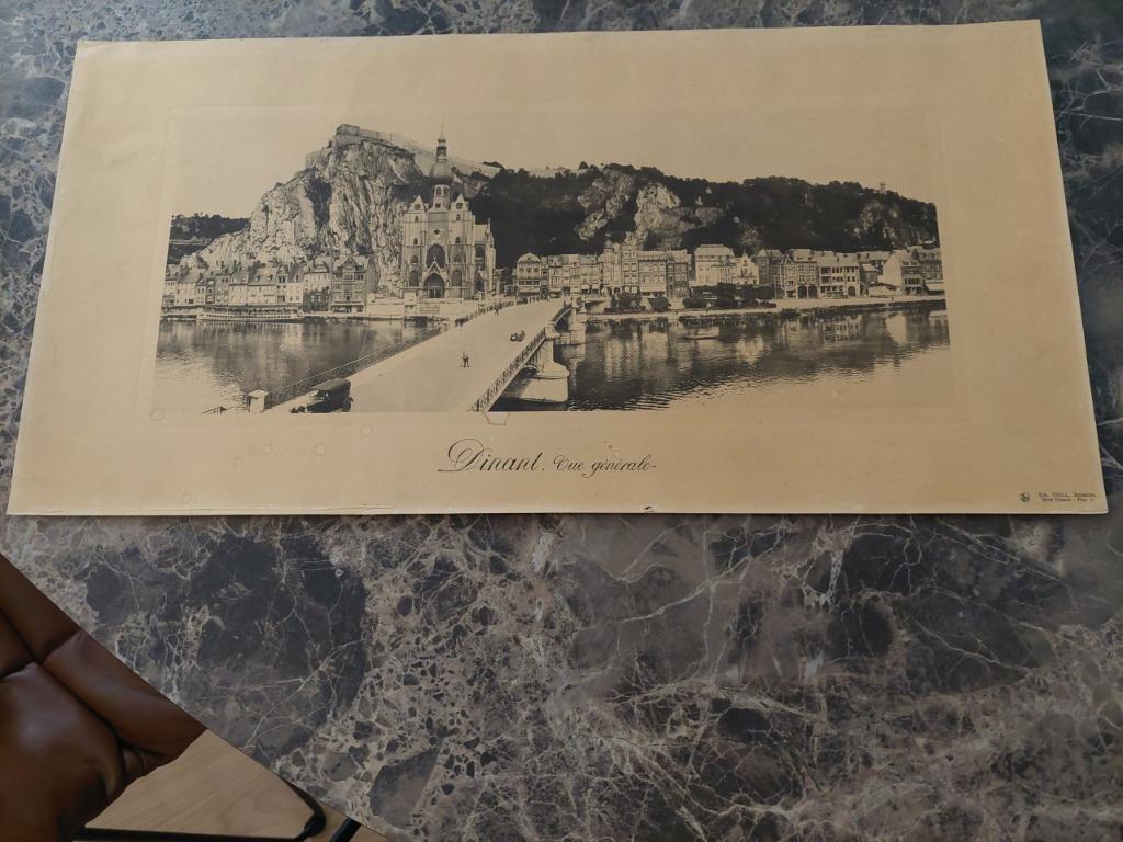 panorama dinant vue générale, années 1930, Verzamelen, Postkaarten | België, Verzenden, 1920 tot 1940, Gelopen, Henegouwen