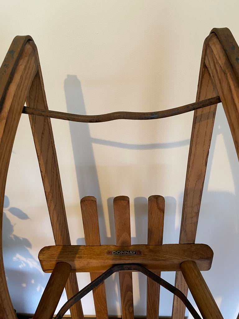 Luge en bois et métal Donnay, Enlèvement