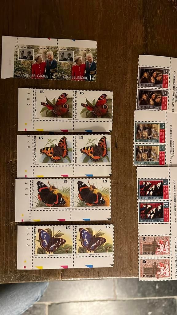 Nieuwe postzegels België in Bef, Postzegels en Munten, Postzegels | Europa | België, Frankeerzegel, Ophalen of Verzenden, Zonder stempel