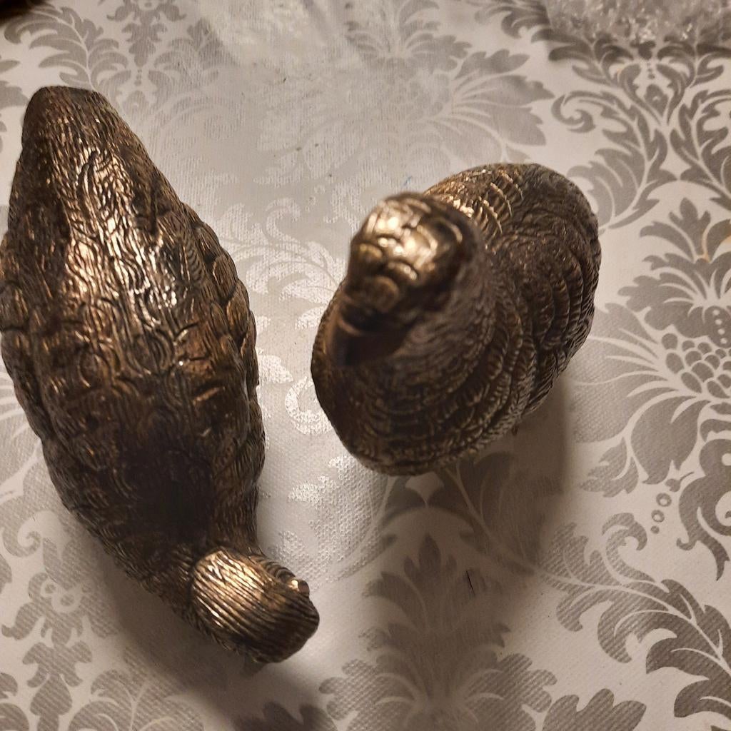 Kwartels , koppel , levensgroot ., Ophalen of Verzenden