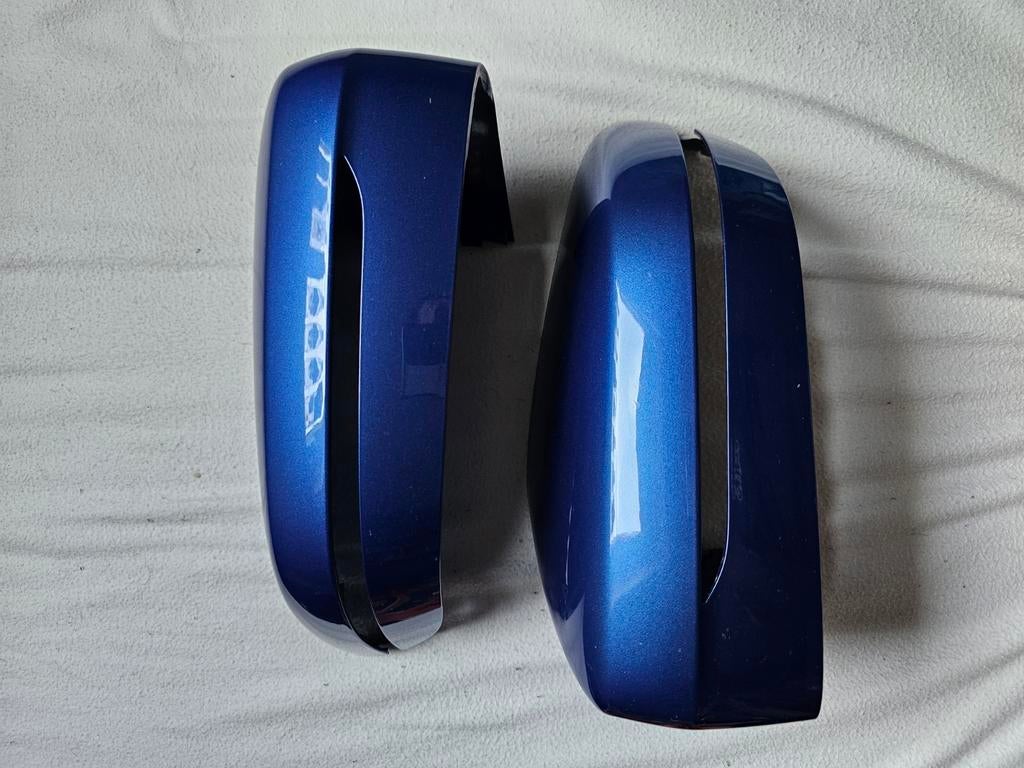 Coques bleues de rétroviseur extérieur BMW série 3 G20 G21, Enlèvement ou Envoi, Utilisé, BMW