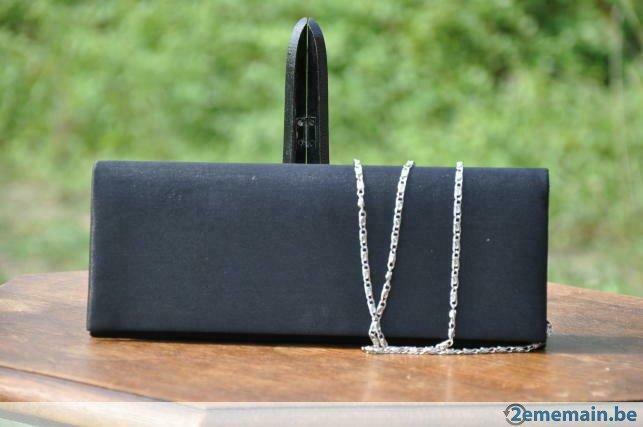 sac pochette de soirée noir neuf D9, Ophalen of Verzenden, Nieuw