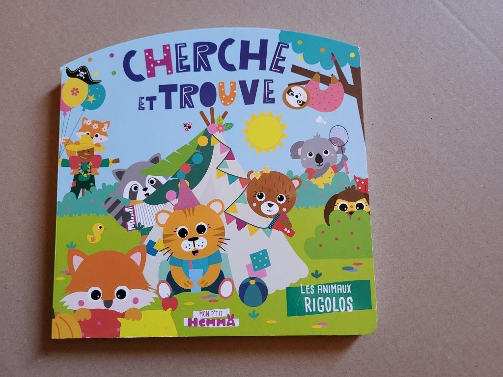 Livre Cherche et trouve - Les animaux rigolos, Livres, Enlèvement ou Envoi, Comme neuf, 2 à 3 ans