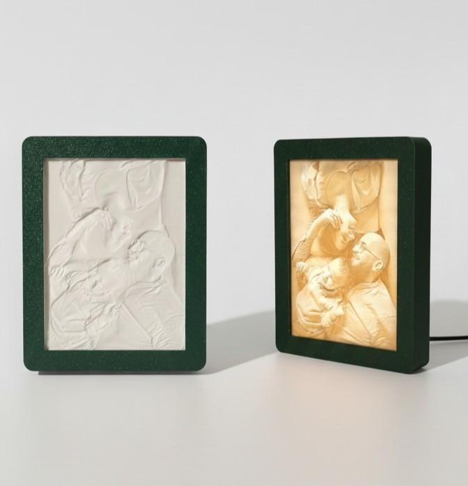 Cadre photo lithophane