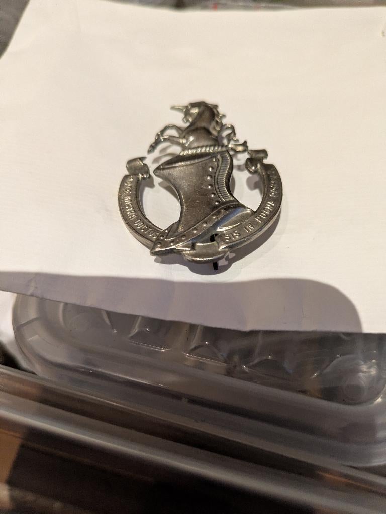 Pantserschool mutskenteken, Verzamelen, Ophalen of Verzenden, Landmacht, Embleem of Badge