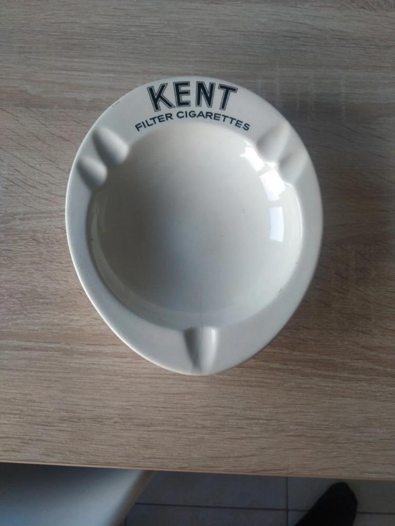 Cendrier publicitaire tabac KENT filter cigarettes Villeroy, Enlèvement ou Envoi, Utilisé, Autres types