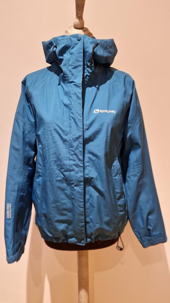 Imperméable bleu Sprayway Gore-Tex taille UK10 ou S, Enlèvement ou Envoi, Comme neuf, Bleu, Taille 38/40 (M)