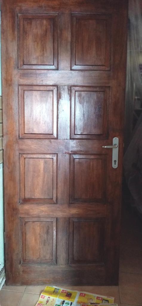 Porte pleine avec serrure, 75 à 150 cm, Enlèvement, Utilisé, Autres types