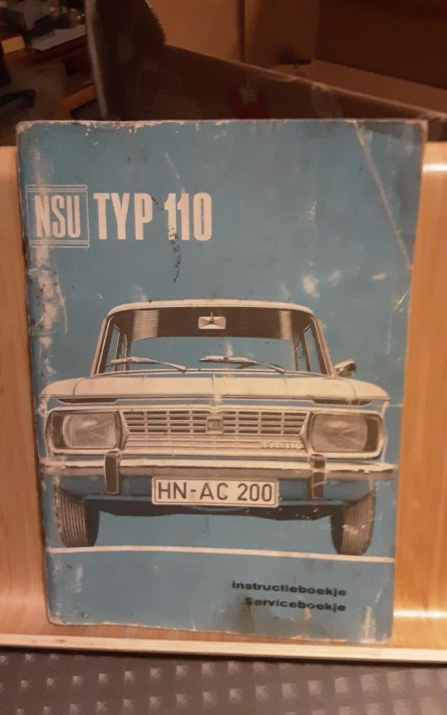 Nsu typ 110 instructieboekje, Auto diversen, Handleidingen en Instructieboekjes, Ophalen of Verzenden