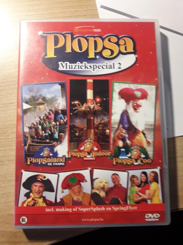 DVD Plopsa Muziekspecial 2, Alle leeftijden, Overige genres, Ophalen of Verzenden, Zo goed als nieuw