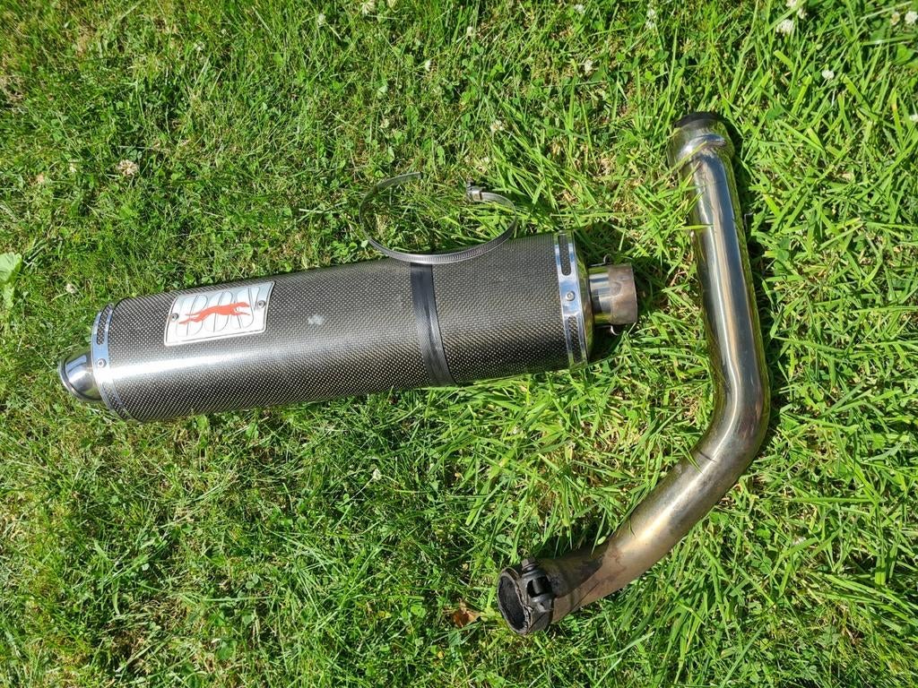 Bos carbon demper / Honda hornet met linkpipe., Enlèvement ou Envoi, Utilisé