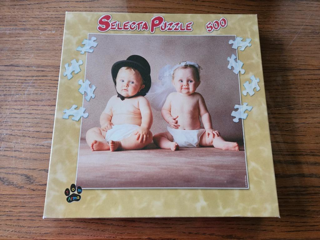 Puzzel Selecta 500 stukjes Bruidspaartje, Hobby en Vrije tijd, Denksport en Puzzels, Ophalen of Verzenden, 500 t/m 1500 stukjes