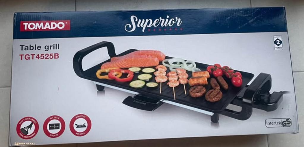 Table grill, Elektronische apparatuur, Grillplaten, Ophalen of Verzenden, Zo goed als nieuw