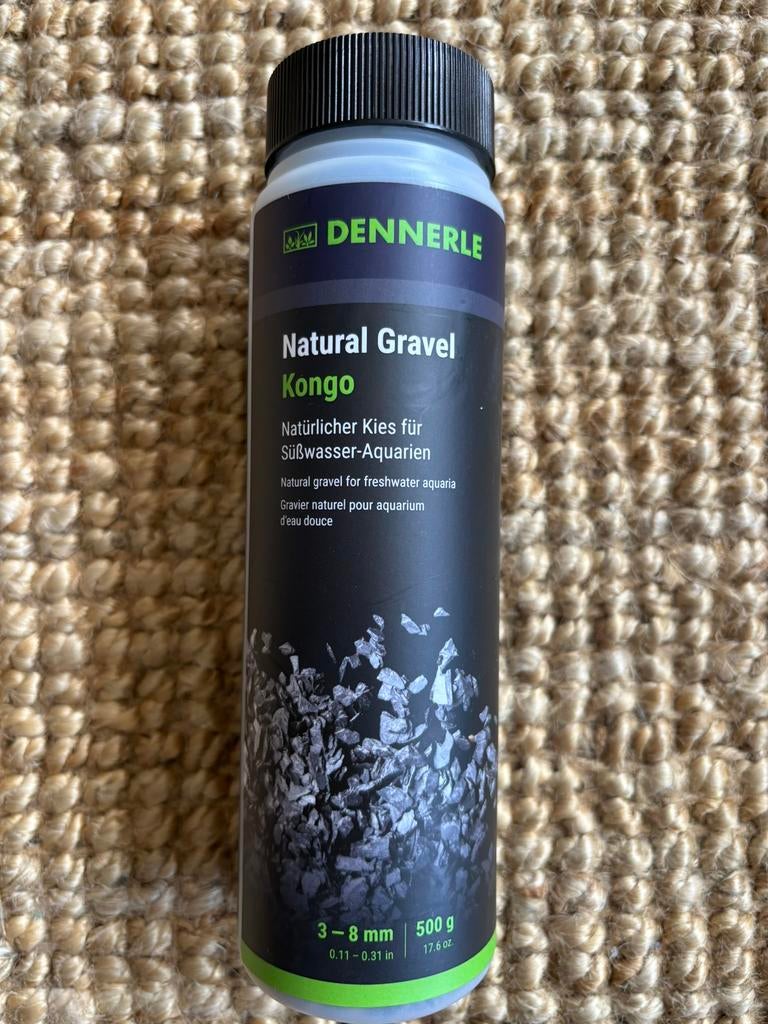 Dennerle Natural Gravel Kongo 3-8 mm NIEUW, Dieren en Toebehoren, Ophalen of Verzenden, Nieuw, Grind, Zand of Voedingsbodem