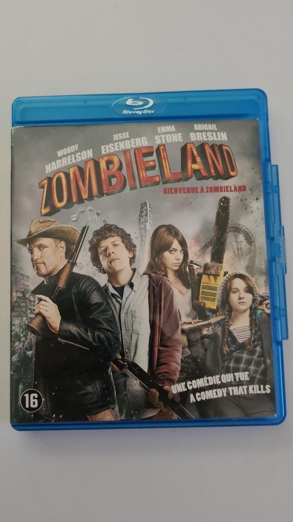 Zombieland, Cd's en Dvd's, Blu-ray, Zo goed als nieuw, Horror, Ophalen of Verzenden