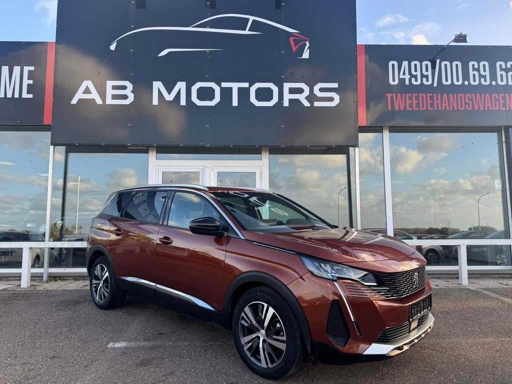 Peugeot 5008 Allure 1.2 Essence 2023 LED Carplay 7 places, Cuir, Achat, Euro 6, Entreprise