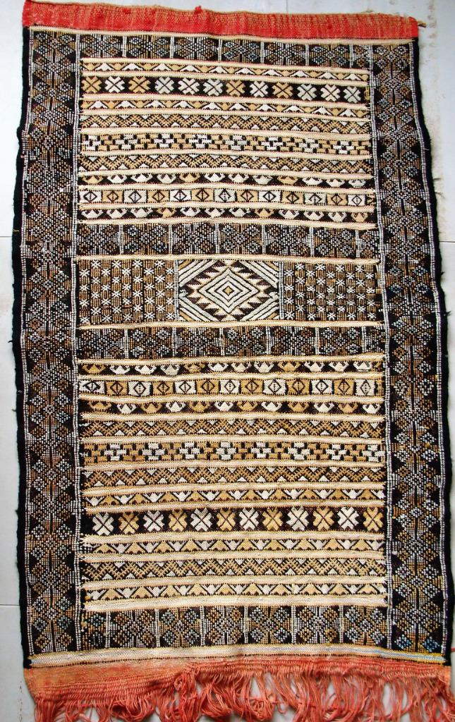 Decoratief handgeweven tapijt 120-70cm / gebedsmatje, Antiek en Kunst, Ophalen of Verzenden