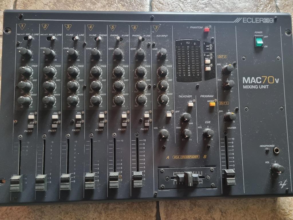 Ecler MAC 70V, Musique & Instruments, Enlèvement, Comme neuf, 5 à 10 canaux, Entrée micro