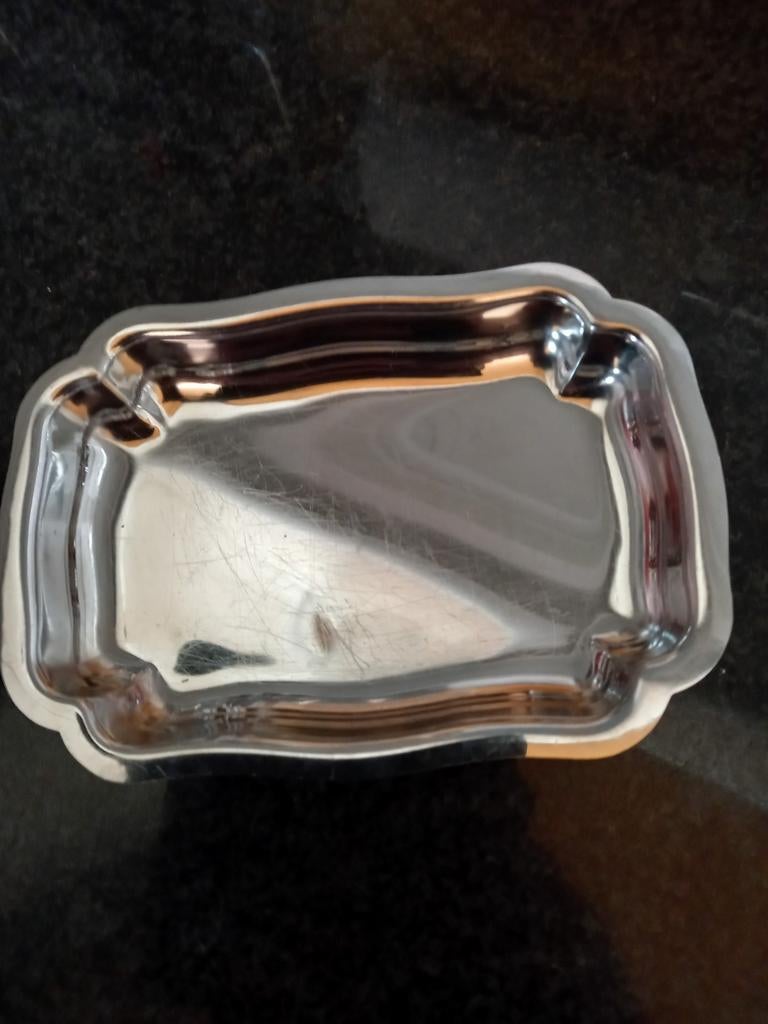 Inox schaal 18 cm, Enlèvement ou Envoi, Comme neuf