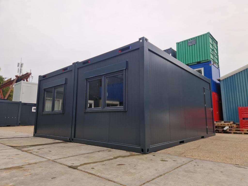 6x6m kantoorunit / woonunit / schaftkeet / bouwkeet nieuw!, Enlèvement ou Envoi, Éclairage