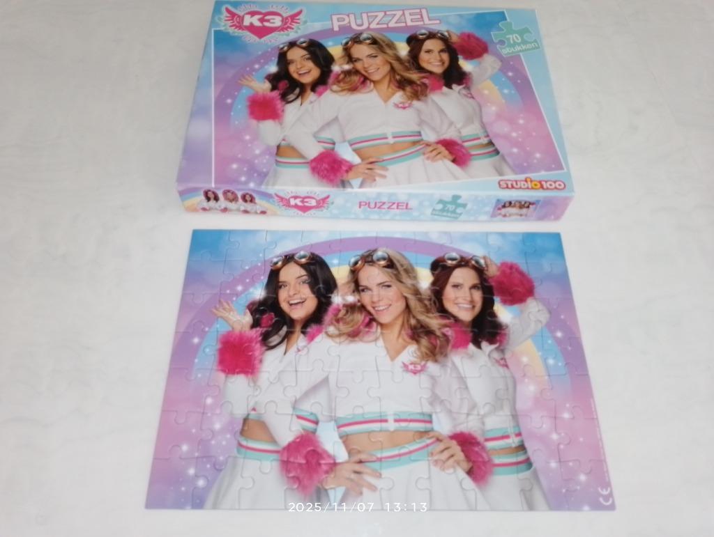 Puzzle K3, studio 100, encore des puzzles, des jouets dans m, Enlèvement ou Envoi, Plus de 50 pièces, Comme neuf