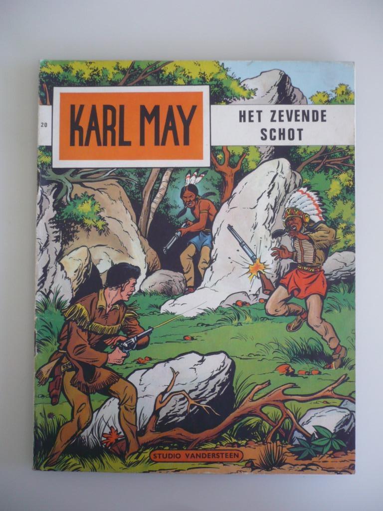 Karl May ( 20 Het zevende schot ) eerste druk 1968, Enlèvement ou Envoi, Une BD, Studio  Vandersteen, Utilisé