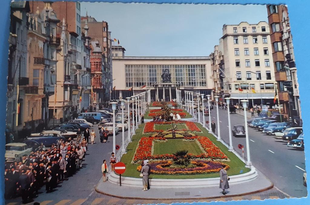 Ostende Ostende Carte vintage AVENUE LEOPOLD LAAN, Enlèvement