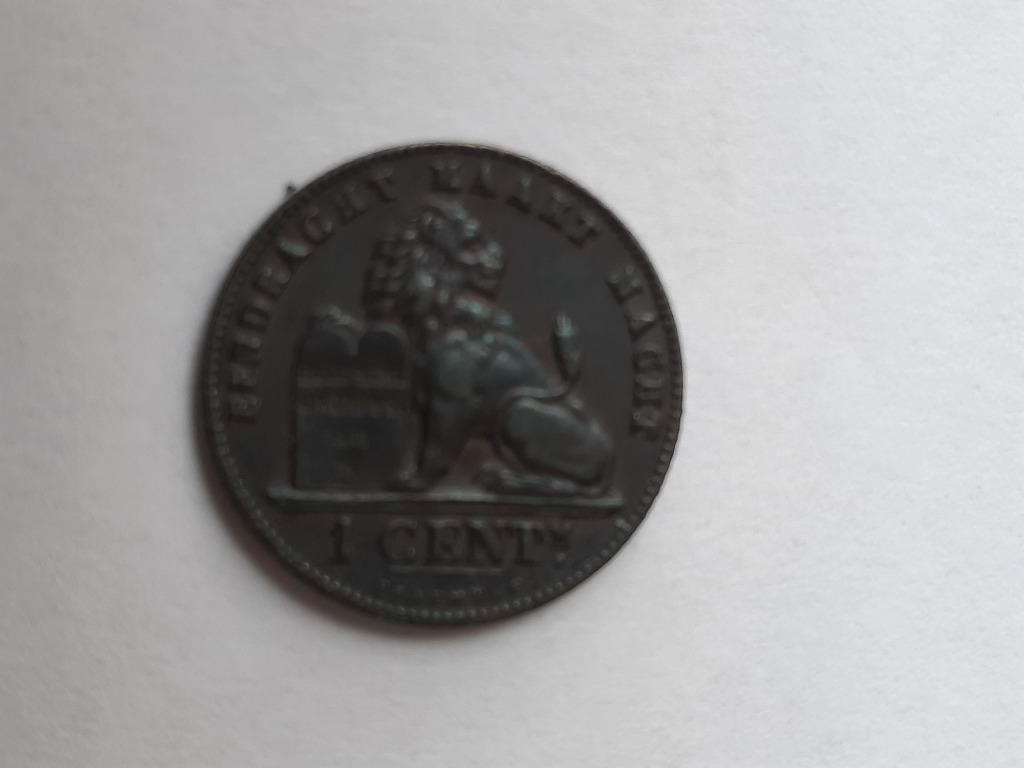 zeer mooie 1 cent 1899 Vl- Leopold II, Verzenden, Metaal, Losse munt