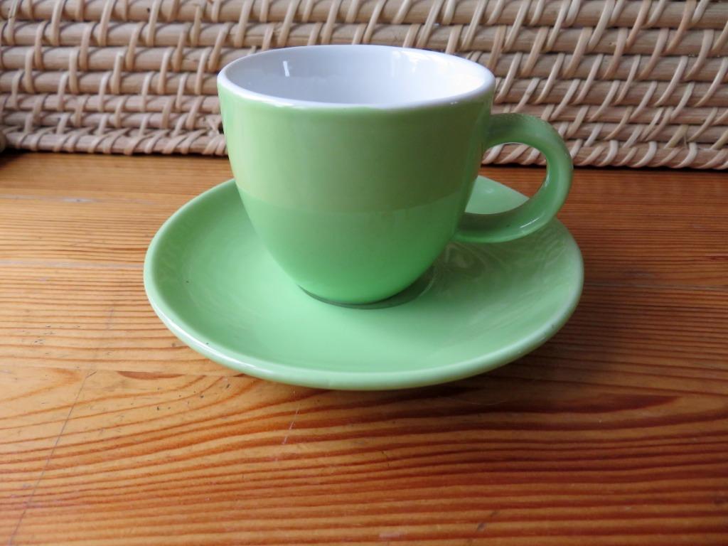 Tasse à expresso + soucoupe, Enlèvement ou Envoi, Neuf, Tasse(s) et/ou soucoupe(s)