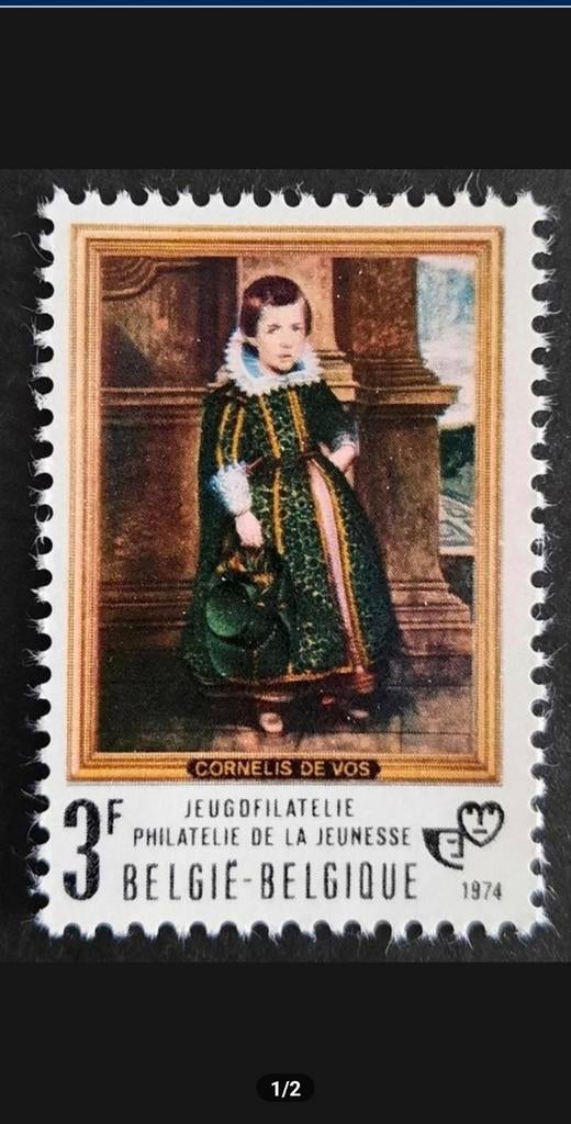 België: OBP 1724 ** Jeugdfilatelie 1974., Frankeerzegel, Ophalen of Verzenden, Zonder stempel, Postfris