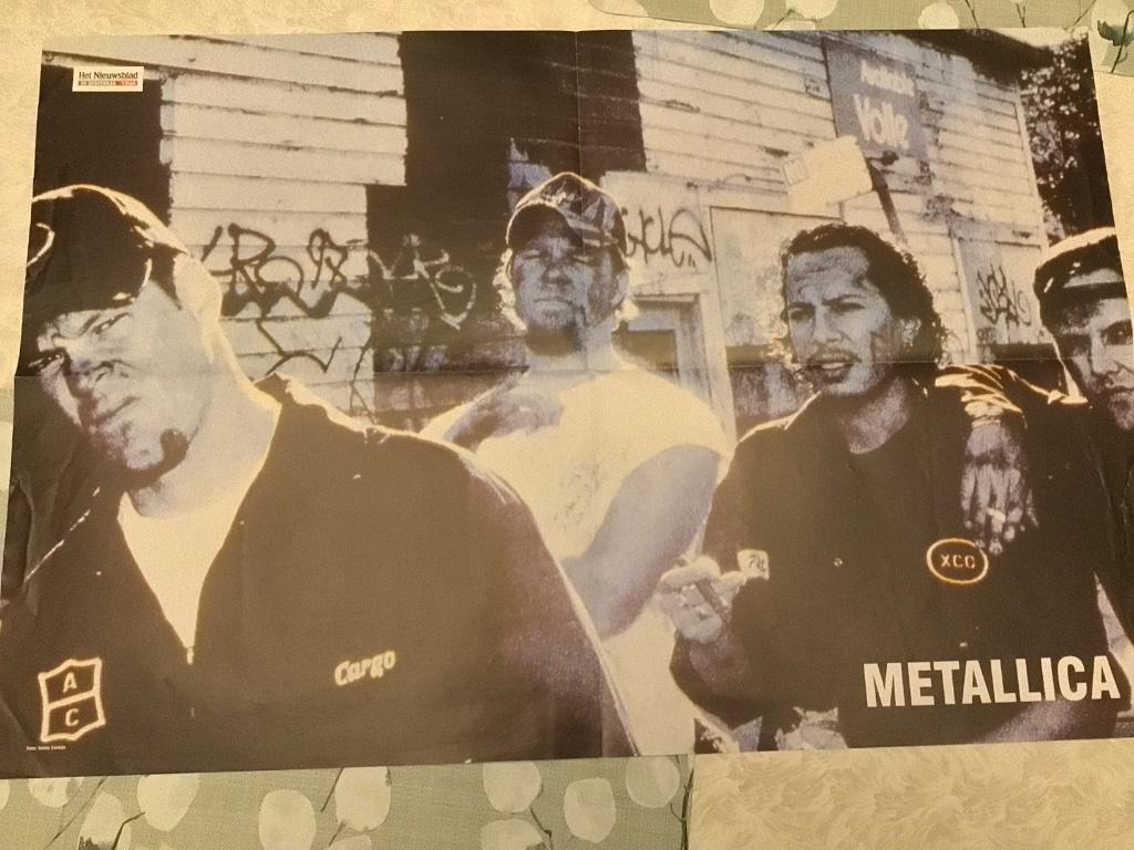 Poster Metallica 1998, Verzamelen, Ophalen of Verzenden