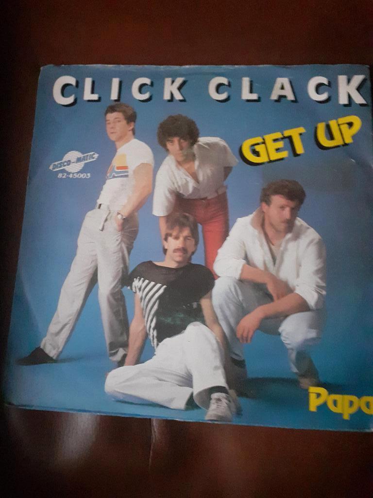 45T Click Clack : Get up (Belpop), Ophalen of Verzenden