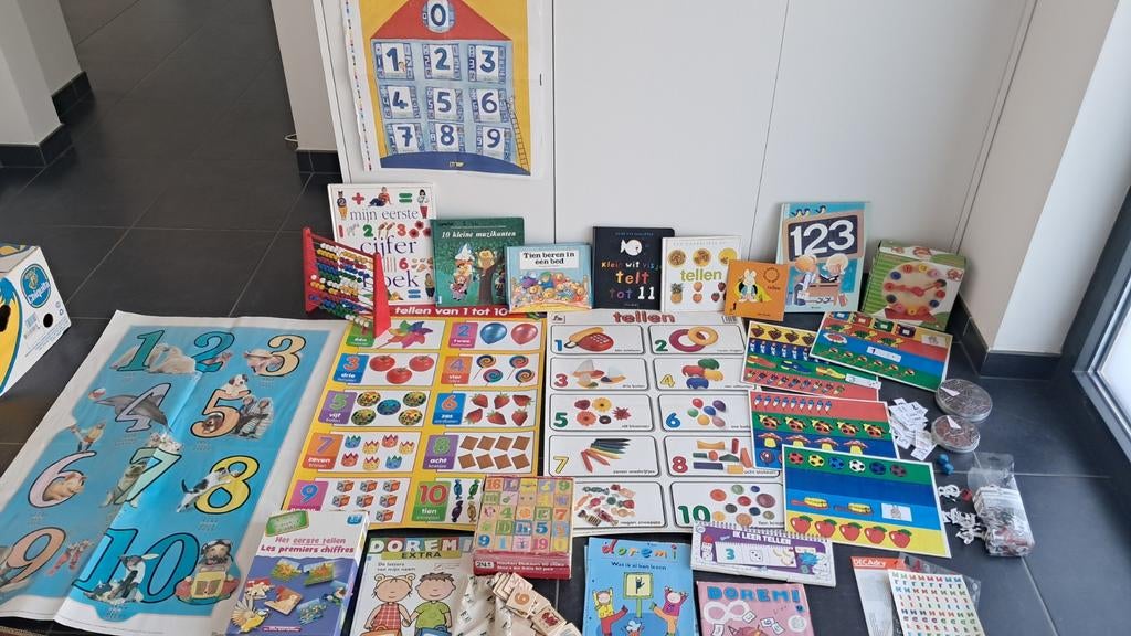 Thema materiaal :Cijfers en letters, Ophalen of Verzenden, Zo goed als nieuw