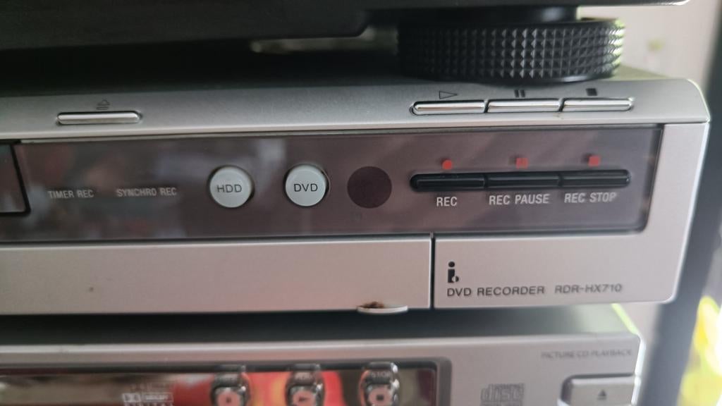 Sony RDR-HX710S dvd-recorder - 160 GB harde schijf,, Ophalen of Verzenden, Gebruikt, Harddiskrecorder, Met dvd-recorder