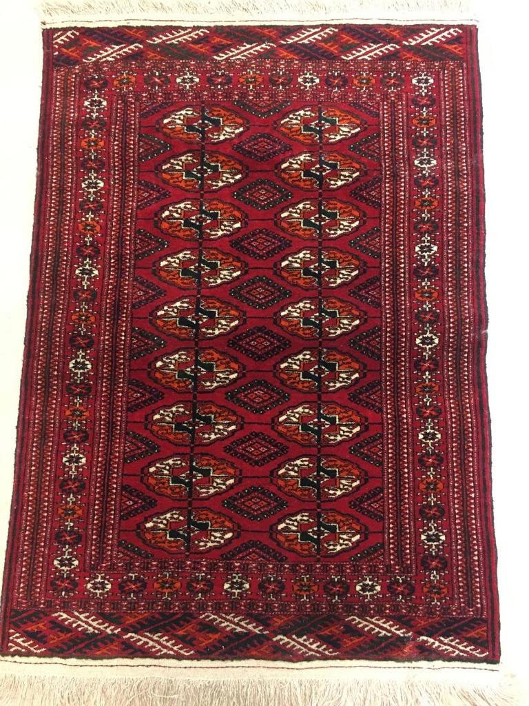 Handgeknoopt Perzisch tapijt 120x84cm - Wol, Ophalen, Gebruikt, 50 tot 100 cm, Perzisch