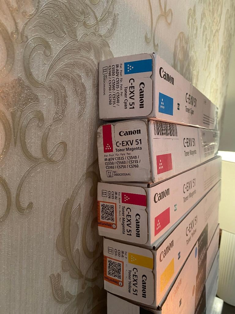 TONER CANON X4 C-EXV51+4X C-EXV 58C+CANON 059H, Canon, Printer, Ophalen of Verzenden, Overige technieken