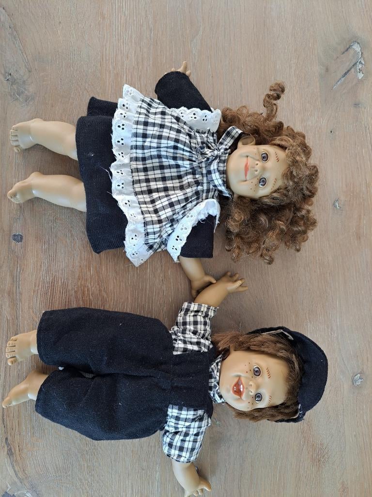 Vintage oude popjes, Ophalen of Verzenden, Zo goed als nieuw