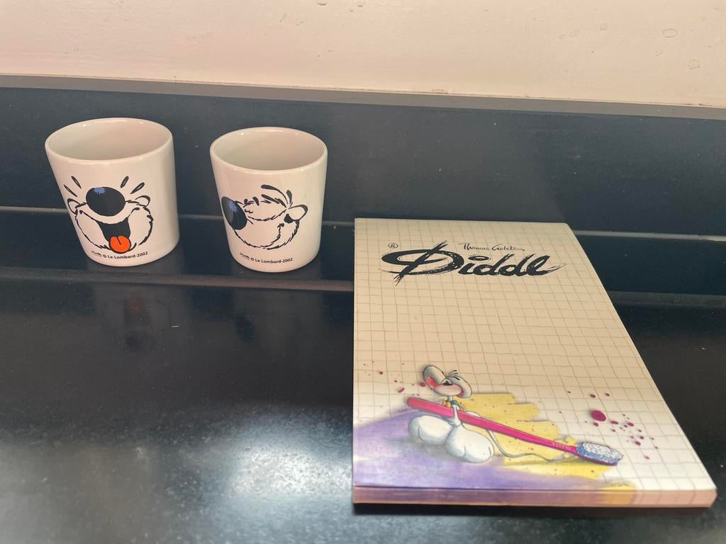 Didl twee oude potjes en een notaboekje, Collections, Enlèvement ou Envoi, Diddl, Comme neuf