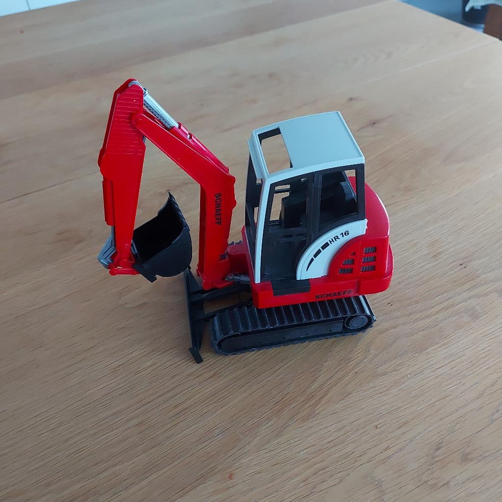 Bruder Schaeff mini graafmachine, Enlèvement, Comme neuf
