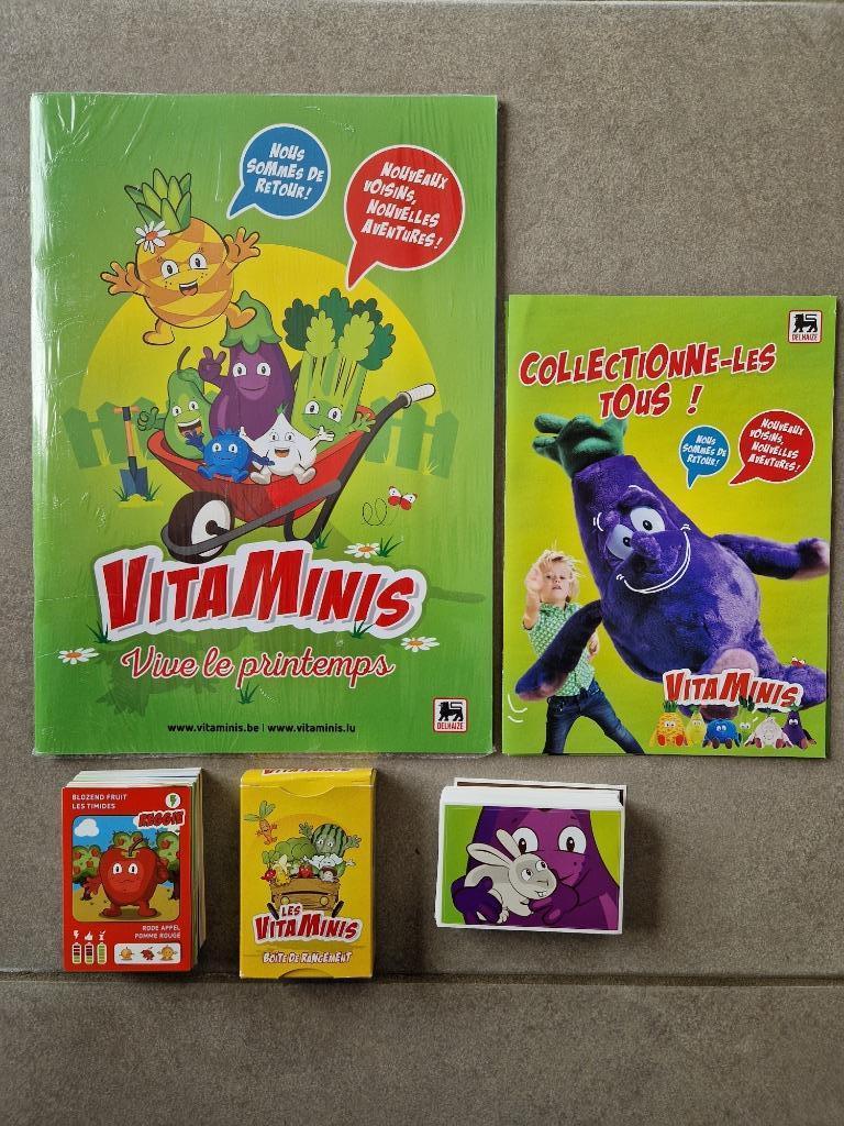 Vitaminis Album vide + série complète 120 images ++ Delhaize, Enlèvement ou Envoi