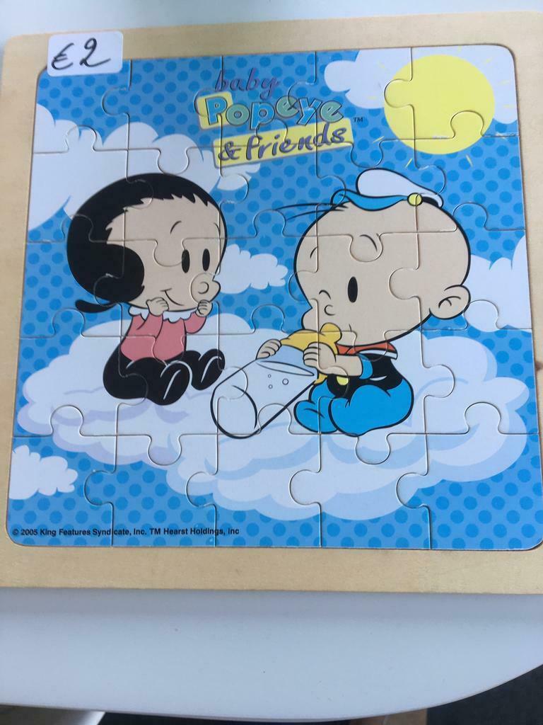 Puzzel Popeye, 2 tot 4 jaar, Gebruikt, 10 tot 50 stukjes, Ophalen of Verzenden