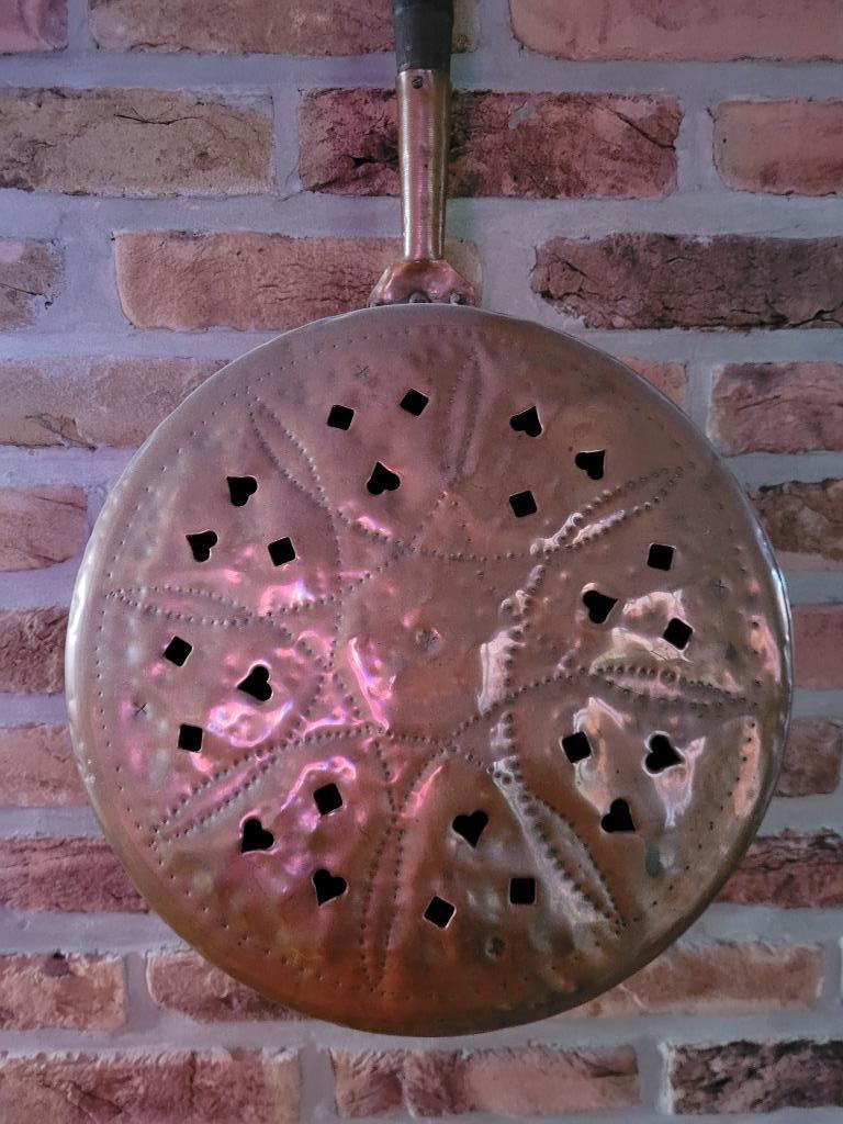 Chauffe lit ancien en cuivre, Enlèvement, Cuivre